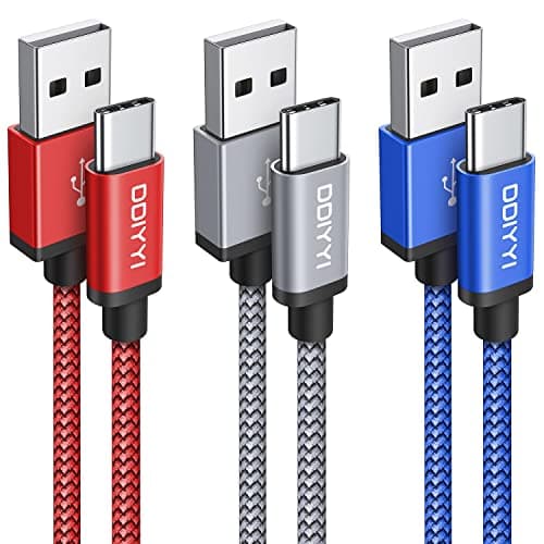 DDIYYI USB Type C Cable Fast Charging (3-Pack 3ft), USB to USB C Cable Braided Charger Cord for iPhone 17 Air 17 Pro Max, iPhone 16e 16/15,15/16 Pro,15/16 Plus,15/16 Pro Max and More USBA to USBC - Image 1