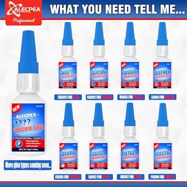 ALECPEA 30g Plastic Glue - Ultra-Strong Adhesive for Plastic Models, Acrylic, DIY Crafts, Electronics, PVC, ABS, and More - Quick Set in 15 Seconds, 3 Applicator Nozzles - Image 7