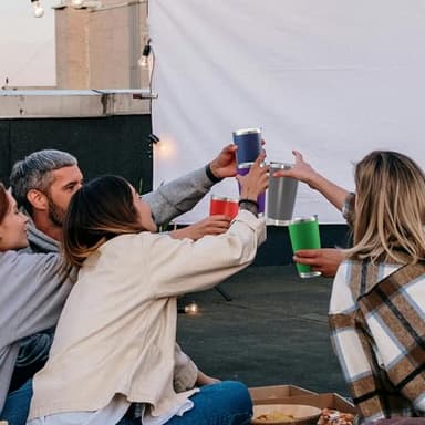 AIANJI 20oz Tumbler Bulk Stainless Steel Tumblers with Lid Vacuum Insulated Double Wall Travel Coffee Mug Powder Coated Tumbler Cup for Hot and Cold Drinks(Mix Color, 12 pack) - Image 7