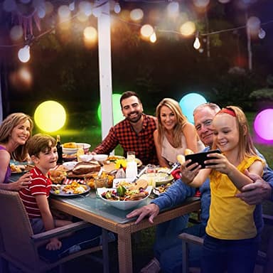 Pool Toys - 4 Pack Light Up Beach Balls for Kids w/ 8 Light Modes, Pool Beach Games Balls for Outdoor or Indoor Activities, Glow in The Dark Pool Beach Decorations for Kids and Adults - Image 5