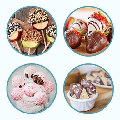 Nostalgia Electric Fondue Party Set – 10 oz Melting Pot, 4 Roasting Forks, & Detachable Serving Tray – Melted Cheese, Chocolate, or Dessert – Perfect for Gifts, Parties, Date Night – Black - Image 7