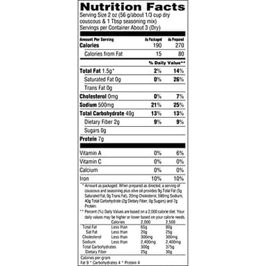 Near East Couscous Mix, Roasted Garlic & Olive Oil, 5.8 Oz, Pack of 12 - Image 7