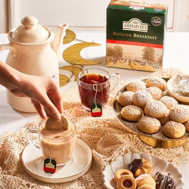 Ahmad Tea Black Tea, English Breakfast Teabags, 100 ct - Caffeinated and Sugar-Free - Image 6