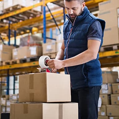 JARLINK Clear Packing Tape (18 Rolls), Heavy Duty Packaging Tape for Shipping Packaging Moving Sealing, 2.7mil Thick, 1.88 inches Wide, 60 Yards Per Roll, 1080 Total Yards - Image 2