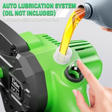 Tietoc Mini Chainsaw 6 Inch with 2 Batteries, Electric Saw Gifts for Men Dad Husband Gardener, Cool Gadgets for Men 2025, Mens Gifts for Fathers Birthday, Perfect Gifts Idea for Mothers Mom Women - Image 3