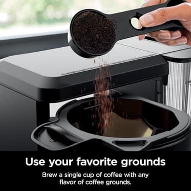 Ninja CM371 Hot & Iced XL Coffee Maker with Rapid Cold Brew, 4 Brew Styles, 8 Sizes Small Cup to Travel Mug, Single-Serve and 12-Cup Carafe, Permanent Filter, Removable Reservoir, Black (Renewed) - Image 3