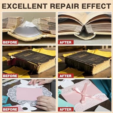 Book Glue, Dries Clear & Flexible Book Binding Glue Adhesive, Used for Bookbinding and Book Repair, Book Nook, Framing, Collages, Paper Art and Crafts - 60ml - Image 3