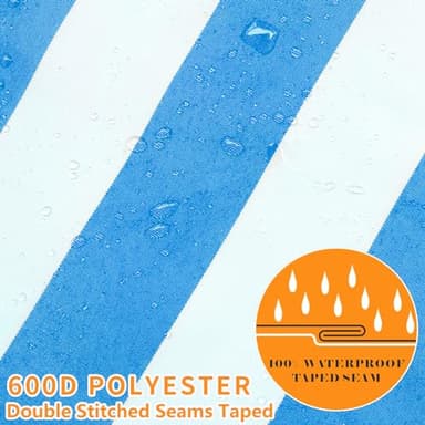 HMOCK Kids Water Table Cover Water Table for Toddlers 1-3 Outdoor Water Table Toys Cover Patio Waterproof Dust Proof Anti-UV - Image 6