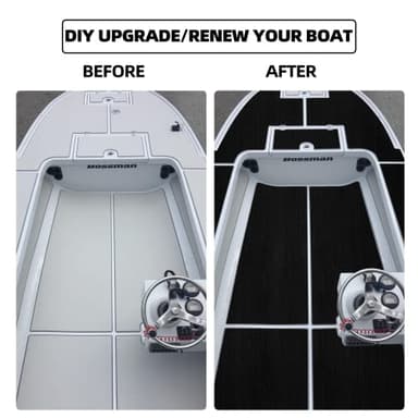 FOCEAN Boat Flooring EVA Foam Boat Decking Marine Flooring Brushed Texture Marine Mats for Boats Yacht Kayak RV 94.5"x47.2", Black - Image 7