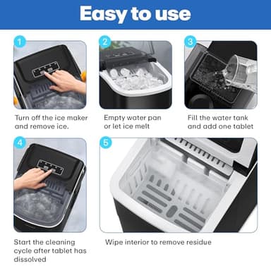 Sylvan Ice Machine Cleaner and Descaler Tablets | 30 Tabs | Made in USA | Nickel Safe Ice Maker Cleaner and Descaler | Universal Compatibility for Commercial & Residential Ice Makers - Image 7