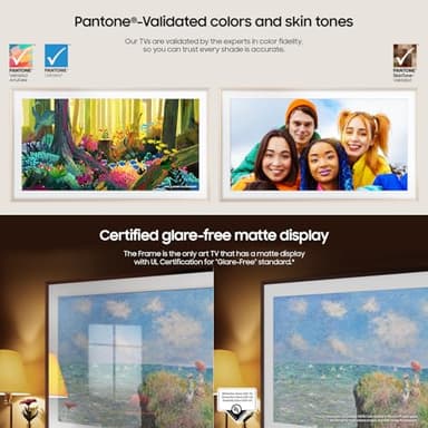 Samsung 85-Inch Class QLED 4K LS03D The Frame Series Quantum HDR Smart TV w/Dolby Atmos, Art Mode, Anti-Reflection, Customizable Frame, Slim Fit Wall Mount with Alexa Built-in (QN85LS03D, 2024 Model) - Image 5