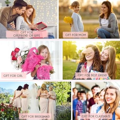 Ldntly Sunflower Jewelry Case,Sunflower Gifts for Women,Initial Travel Jewelry Box,Personalized Gifts for Teen,Mom,Wife,Bridesmaids,21st Birthday Gifts for Her - Image 6