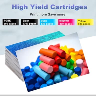 TR8622a Ink Cartridges PGI-280 CLI-281 280XXL 281XXL Compatible Ink Cartridge Replacement for Canon 280 281 Ink to use with PIXMA TR8622a TR8620a TR8622 TR8620 TR8600 TS9500 TS6300 Printer (5 Pack) - Image 3