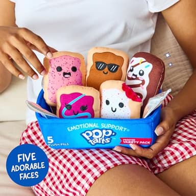 Pop-Tarts™ Emotional Support by Relatable, Snack-Inspired Pals, Full of Bite-Sized Plushies and Cute Stuff, Unexpected Funny Gifts for Loved Ones, Includes 5 Plush Pals with Plush Box - Image 3
