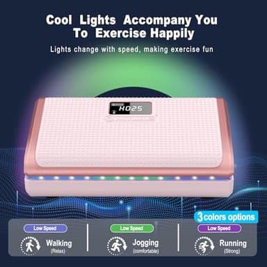 HOTWAVE Vibration Plate Exercise Machine with Bluetooth&LED Lights for Lymphatic Drainage, Power Vibrating Plates Platform for Weight Loss - Whole Body Shaker Vibration Plate Machine Home Gym - Image 2