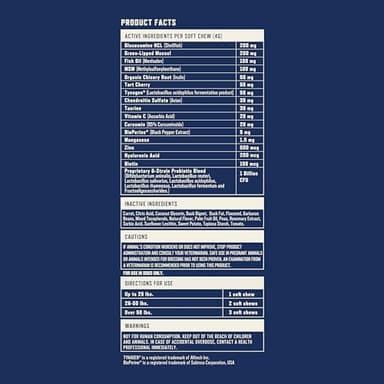 Rocco & Roxie 8 in 1 Dog Vitamins and Supplements, Glucosamine, Green Lipped Mussel Hip and Joint, Probiotics Digestive Health, Immune Skin and Coat, Puppy to Senior Chewable Multivitamin, 90 ct chews - Image 7