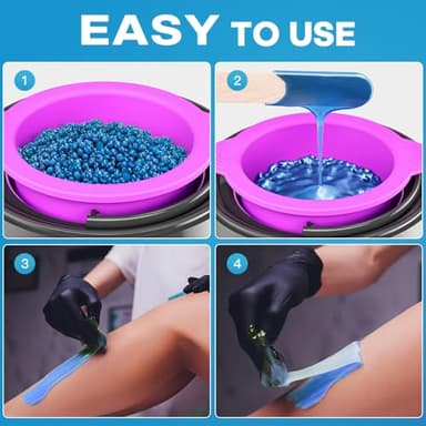 Bestidy Wax Beads, Bagged 500g/1.1lb/17.6oz, Waxing beans for Hair Removal, Women Men, Home Waxing for All Body and Brazilian Bikini Areas (500g) - Image 5