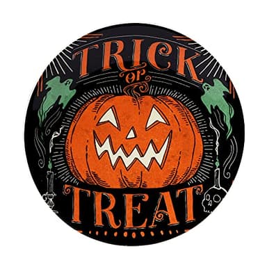 Certified International Scaredy Cat 6" Canape/Luncheon Plates, Assorted Designs, Multicolor, Medium, Set of 4 - Image 2