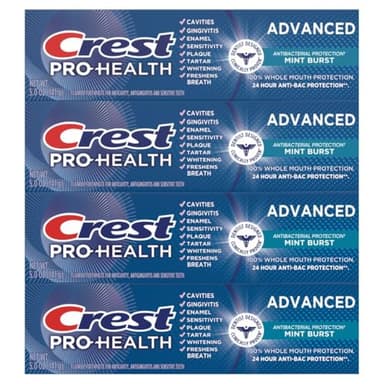 Crest Pro-Health Advanced Antibacterial Protection Toothpaste - Pack of 4, 5 Oz Tubes - Image 7