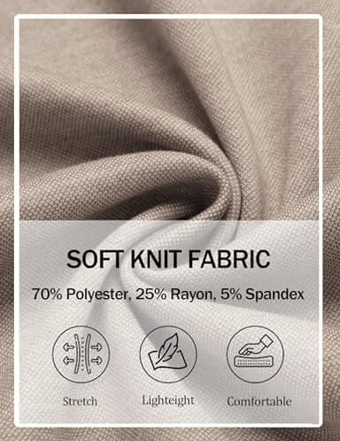 COOFANDY Men’s Casual Blazer Jacket Slim Fit Sport Coat Fashion Suit Blazer Champagne, M - Image 4