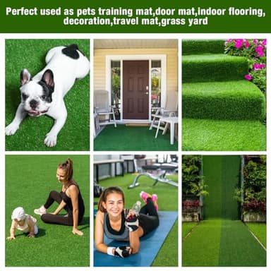 GLOBREEN Grass Pad for Dog Large Size - 2FTx6FT, Dog Potty Training Turf, Indoor Outdoor Pets Pee Fake Grass for Balcony Patio Yard - Image 7