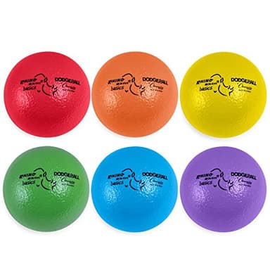 Champion Sports Rhino Skin Basic Dodgeball Set, 6" - Image 1