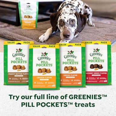 Greenies Pill Pockets for Dogs Large Size, Soft Dog Treats, with Real Peanut Butter, 15.8 oz. Pouch (60 Treats) - Image 10