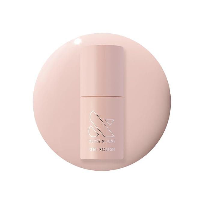 Olive & June Gel Polish | UV LED Nail Lamp Needed | Long Lasting Formula | Up to 21 Days of Wear | Damage-Free Removal | Salon-Quality Manicure at Home | The Queen Takes Her Tea with Milk Sheer Mauve - Image 1