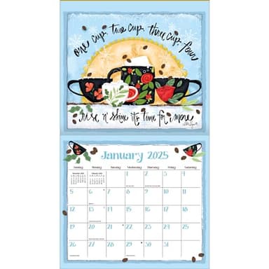 Lang, Coffee 2025 by LoriLynn Simms Wall Calendar - Image 3
