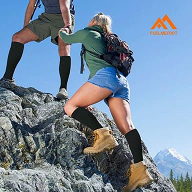 FuelMeFoot 3 Pack Copper Compression Socks - Compression Socks Women & Men Circulation - Best for Medical,Running,Athletic - Image 4