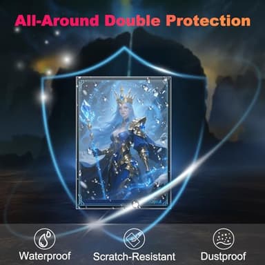 1200 Pack Card Sleeves Clear, Perfect Fit Inner Sleeves Ideal for Double-sleeving, Trading Card Sleeve Compatible with MTG, PKM, TCG and Gaming Cards (60 Microns) - Image 6