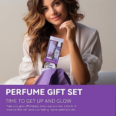 BODY & EARTH Body Mist Gift Set - Spa Gifts for Women, Perfume, Body Lotion, and Body Scrub in a Lavender Dreams Box- Perfect Birthday Gifts for Moms, and Special Occasions,Unique Gift Ideas for Her - Image 4