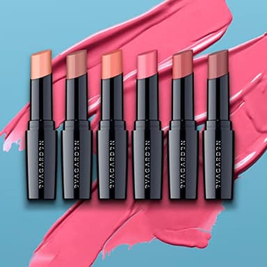 EVAGARDEN Pleasure Lipstick - Moisturizes and Nourishes - Protects with SPF - Soft Application Spreads Easily and Provides Smoothness - Gives Volume Effect and Bright Color - 664 Rose Wine - 0.1 oz - Image 5