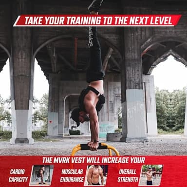 MVRK Weighted Vest Men 65lbs - Weighted Workout Vest With Removable Iron Weights, Heavy Duty Weighted Exercise Vest For Functional Training & Calisthenics - Weight Vest for Men and Women (65lbs) - Image 4