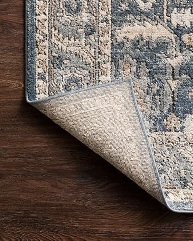 Loloi Teagan Collection TEA-03 Denim/Pebble 9'-9" x 13'-6" Area Rug, Large, Soft Neutral Rug, High-Traffic for Living Room, Bedroom, Home Office, Dining Area - Image 11