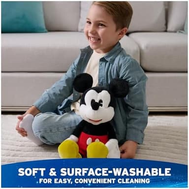 GUND Disney Official Mickey Mouse Classic Plush, Mickey and Friends, Deluxe Collector Stuffed Animal for Ages 1 and Up, Black/White, 14” - Image 8