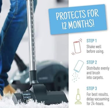 ADAMS Plus Carpet Powder, Kills Fleas and Ticks On Contact, Kills All Stages of the Flea Life Cycle, 30 Day Protection, Freshens and Deodorizes, Treats Up to 400 Sq Ft, 1LB - Image 9