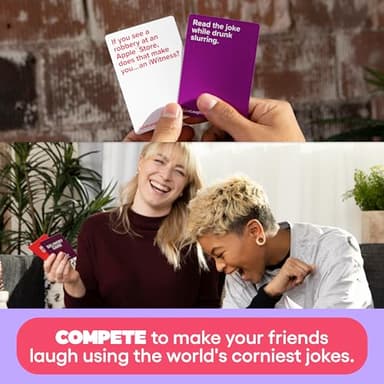 WHAT DO YOU MEME? Live Laugh Lose - The Party Game Where You Compete to Make Corny Jokes Funny - Image 4