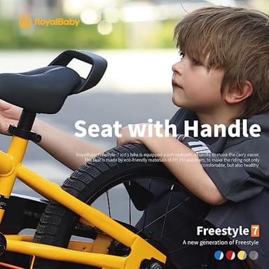 Royalbaby Freestyle 7 Kids Bike 20 Inch Wheel Dual Handbrakes Teens Bicycle Boys Girls Ages 6-10 Years, Kickstand and Water Bottle Included, Blue - Image 8