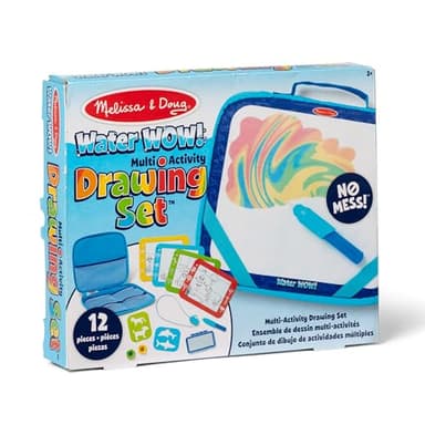 Melissa & Doug Water Wow! Take-Along Reusable Color-Reveal Drawing Set Mess-Free Multi-Activity Pad with Water PenTravel Toy for Toddlers & Kids Ages 3+ - Image 6