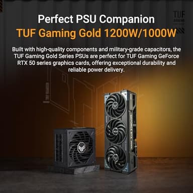 ASUS TUF Gaming GeForce RTX ™ 5070 Ti 16GB GDDR7 OC Edition Gaming Graphics Card (PCIe® 5.0, HDMI®/DP 2.1, 3.125-slot, Military-Grade Components, Protective PCB Coating, axial-tech Fans) - Image 5