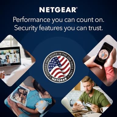 NETGEAR Nighthawk WiFi 6 Router (RAX36) – Security Features, AX3000 3 Gbps Wireless Speed – Dual-Band Gigabit Internet Router – Covers 2,000 sq. ft., 25 Devices – Built-in VPN, USB 3.0, Gaming - Image 3