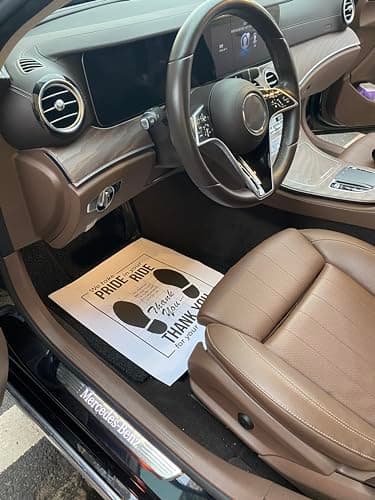 White Car Paper Floor Mats,50Pcs Vehicles Disposable Floor Pads,Temporary Cars Floor Protector,Automotive Mat Covers Protector,Detailing Detail Wash,Temporary Sticky 16x20inch - Image 4