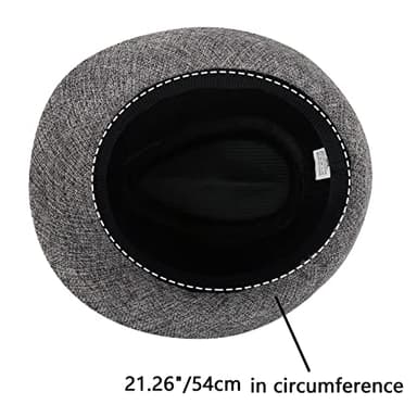 Alizeal 1 inch Suspender and Bow Tie Set with Fedora Hat for Kids(Gray) - Image 4