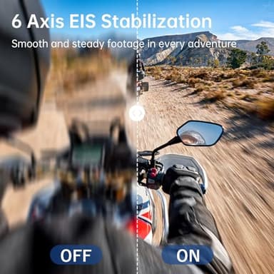 Action Camera 4K 60FPS with Touch Screen 20MP Waterproof Camera Underwater 131FT with EIS for Snorkeling Helmet Bike 170° Wide Angle Remote WiFi 5XZoom - Image 3