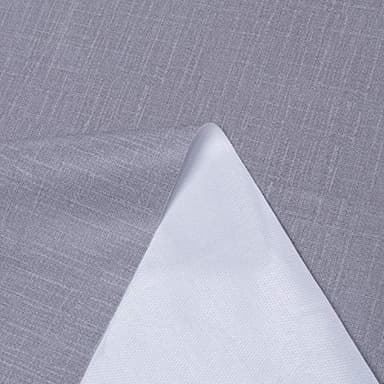 sancua 100% Waterproof Rectangle PVC Tablecloth - 54 x 78 Inch - Oil Proof Spill Proof Vinyl Table Cloth, Wipe Clean Table Cover for Dining Tables, Buffet Parties and Camping, Grey - Image 3