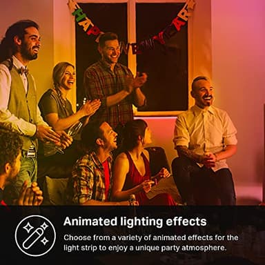 Kasa Smart LED Light Strip, 16.4ft WiFi LED Strip Works with Alexa, Google Home, SmartThings, High Brightness with 16 Million Colors, RGB, Grouping, Adjustable Length, Up to 25,000 Hours (KL400L5) - Image 5