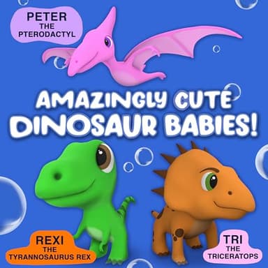 SplashEZ Mold Free Dinosaur Bath Toys, No Hole Bath Toys for Toddlers, Bathtub Dinosaur Set for Kids, No Mold Floating Water Dino Set for Pool, BPA-Free Safe Fun, Infant Babies Ages 1 3 6 12 18 Mo - Image 5
