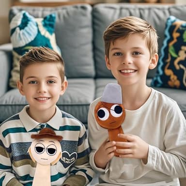 Sprunki Plush Toys, Horror Games Plushies Toy for Fans, Soft Stuffed Animal Pillow Figure Doll Christmas Birthday Gifts for Adult Kids (10 Pcs) - Image 6