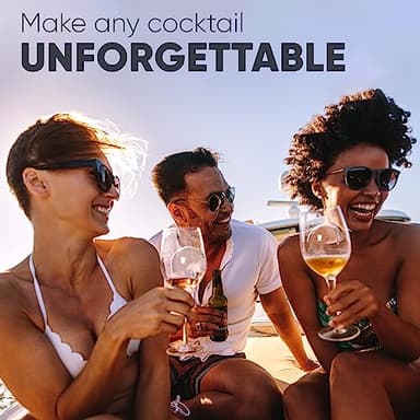 Berlinzo Premium Clear Ice Ball Maker Mold - 8 Large 2.4" Crystal Clear Ice Balls for Whiskey, Cocktails & Bourbon - Easy-to-Remove Mold for Ice Spheres - XL Storage Bag Included (Non-Electric) - Image 7